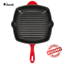 Emaillierte Gusseisen-Quadrat-Grill-Wanne 10-Zoll